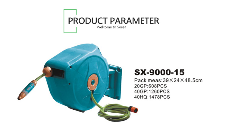 Professional Metal Hose Reel Cart Mangueira metálica profissional Carrinho de carretel