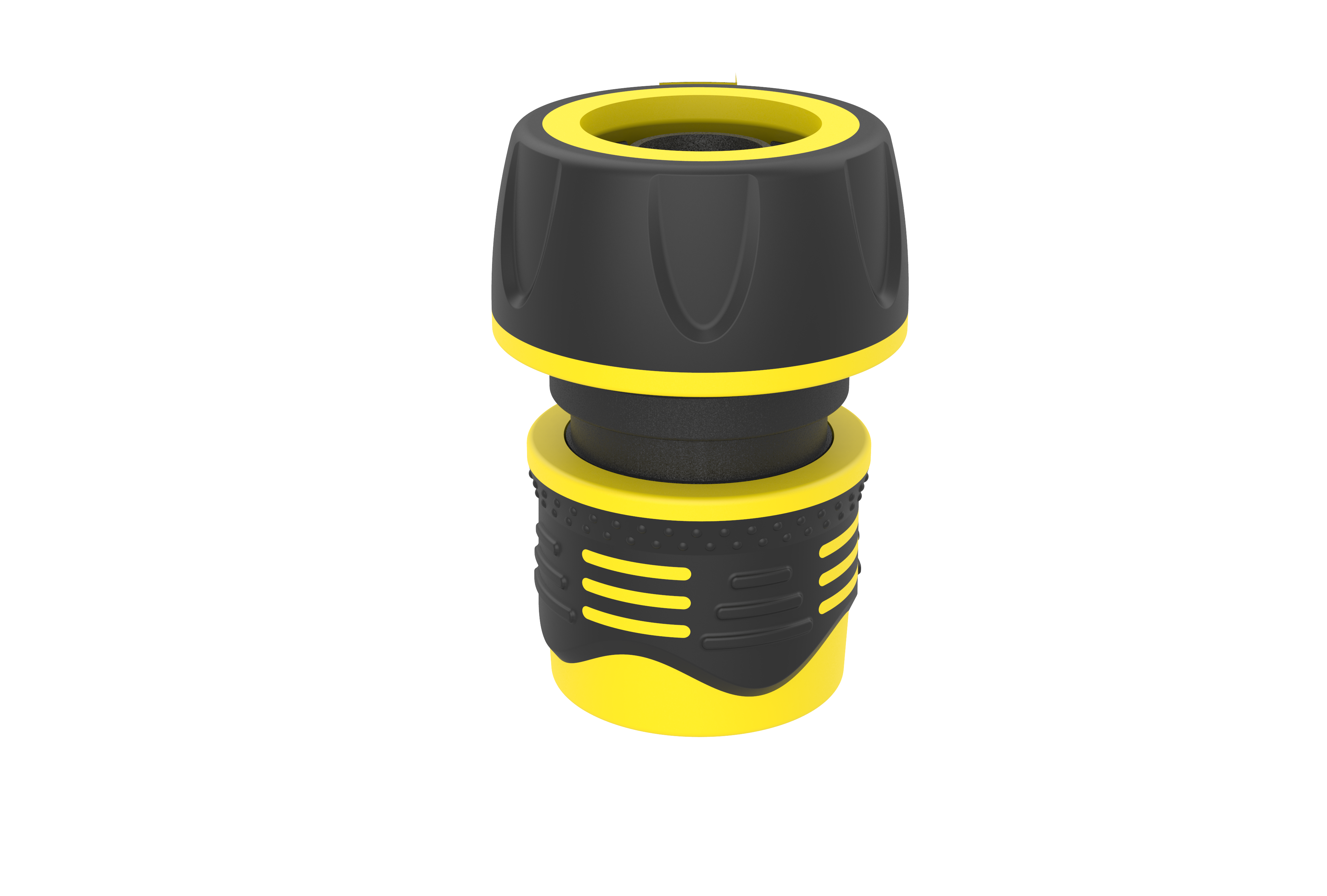 Conector de encaixe rápido redondo ABS TPR para misturador de jardim