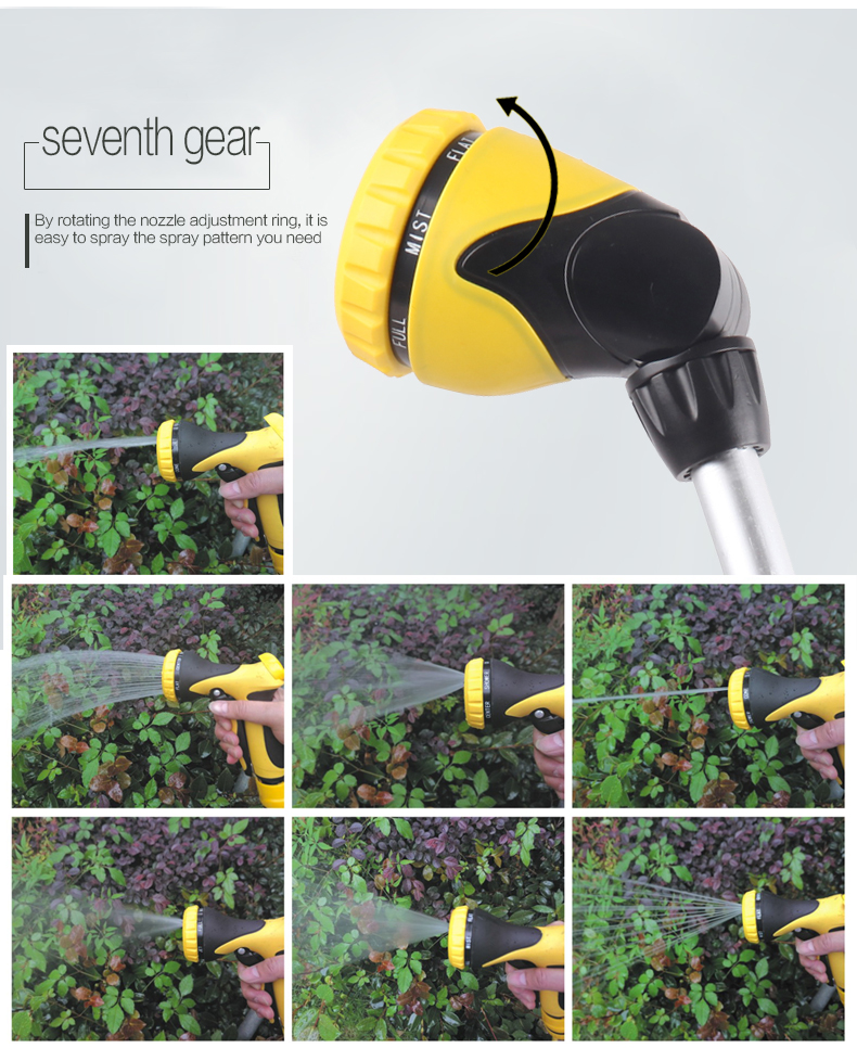 Pistola de &aacute;gua de alum&iacute;nio