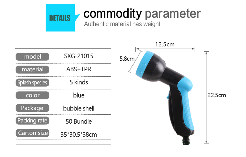 par&acirc;metro da comunidade de pistola de &aacute;gua