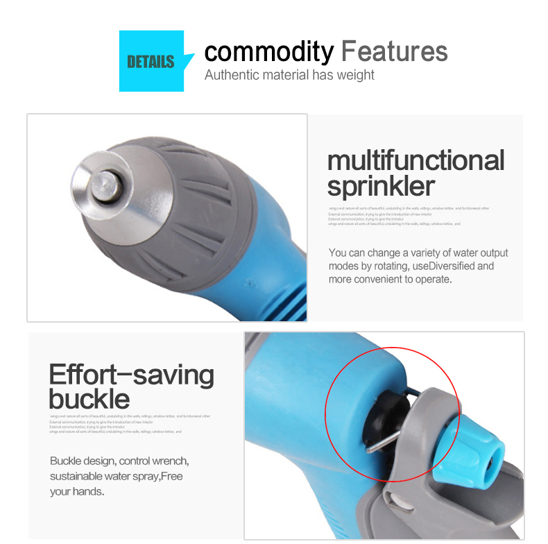 Pistola de &aacute;gua para jardinagem com bico