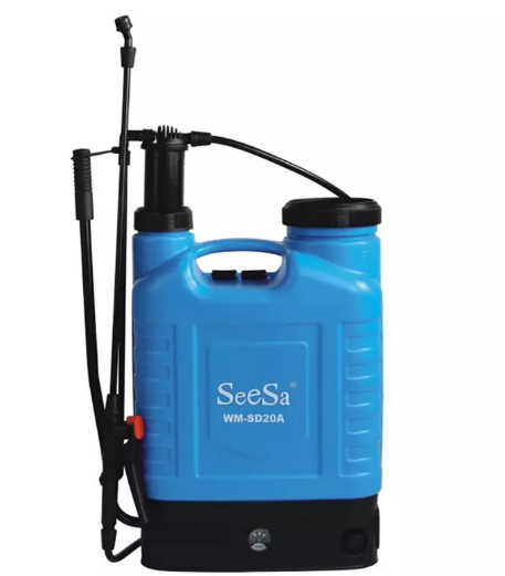 Como usar o pulverizador elétrico de mochila agrícola