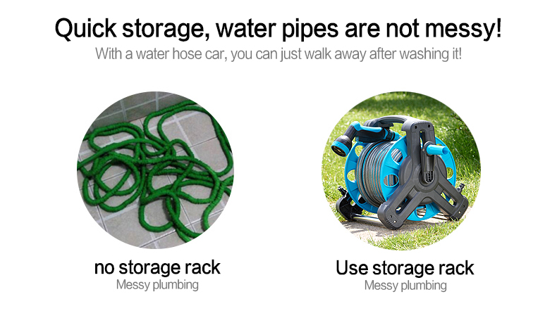 carretel e carrinho de mangueira girat&oacute;rio