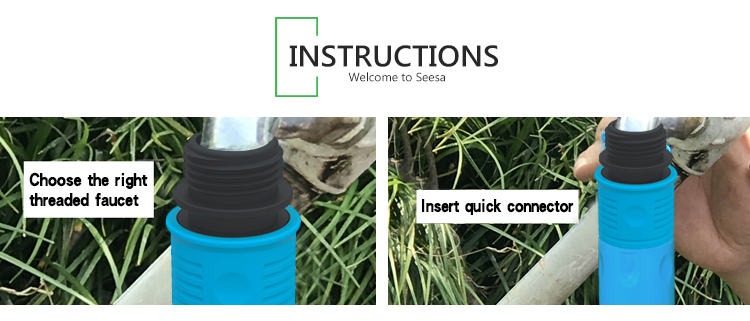 Conectores de mangueira de pl&aacute;stico para jardim