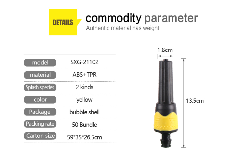 Pistola de &aacute;gua ABS TPR