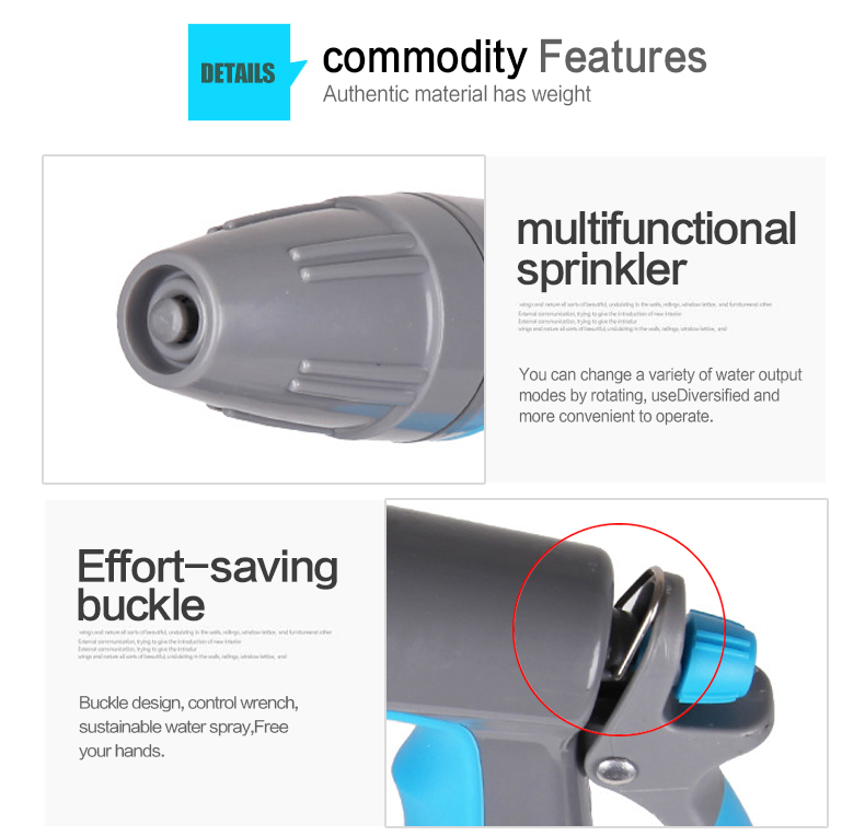 Pistola de &aacute;gua com bico de mangueira