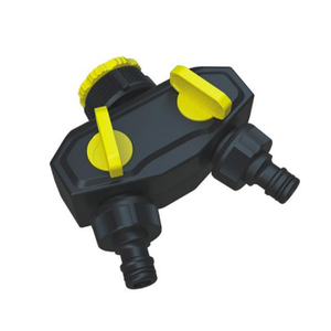 Válvula de plástico Deluxe Adaptador de duas maneiras adaptado ao toque do jardim
