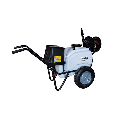 Pulverizador elétrico para carrinho de mão alimentado por bateria SX-ST100B 100L