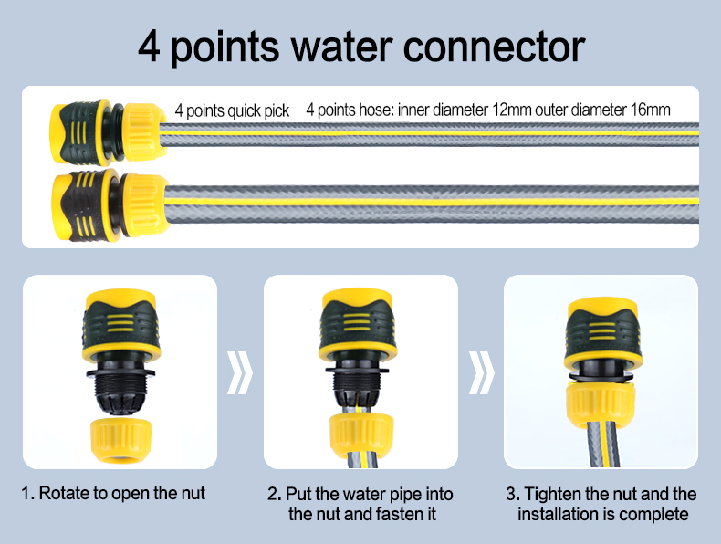 detalhes do carretel e carrinho de mangueira girat&oacute;ria resistente para jardim