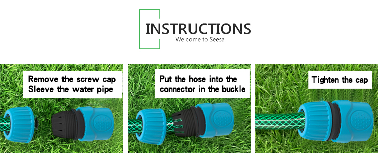 Conectores de torneira de mangueira redonda ABS