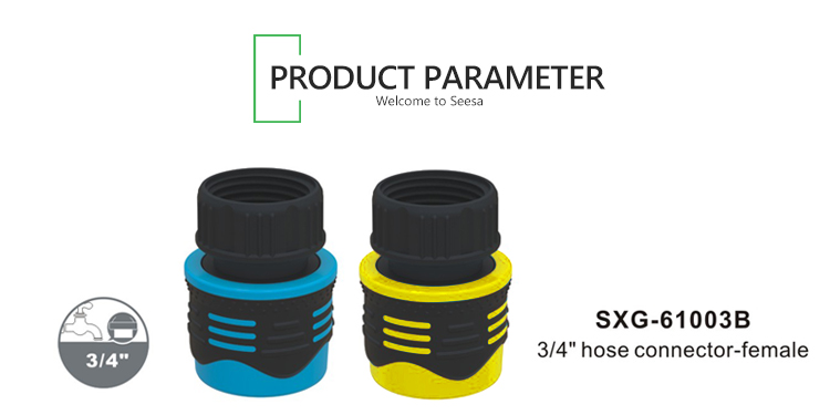 Conector de torneira de mangueira ABS 3/4' ABS TPR