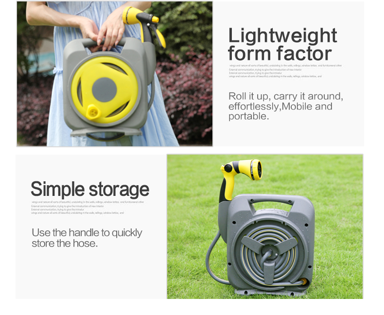 vantagens do carretel e carrinho de mangueira de gramado