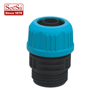 Conector da mangueira ABS Matching Matching 1/2'-5/8 'Mangueira para ao ar livre