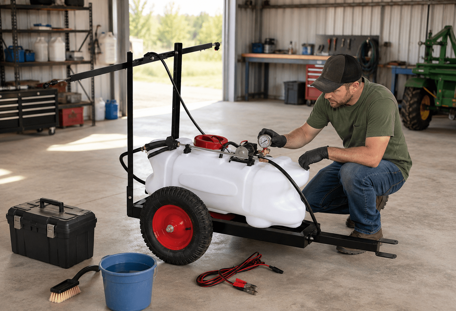 Como fazer a manutenção de um pulverizador agrícola ATV
