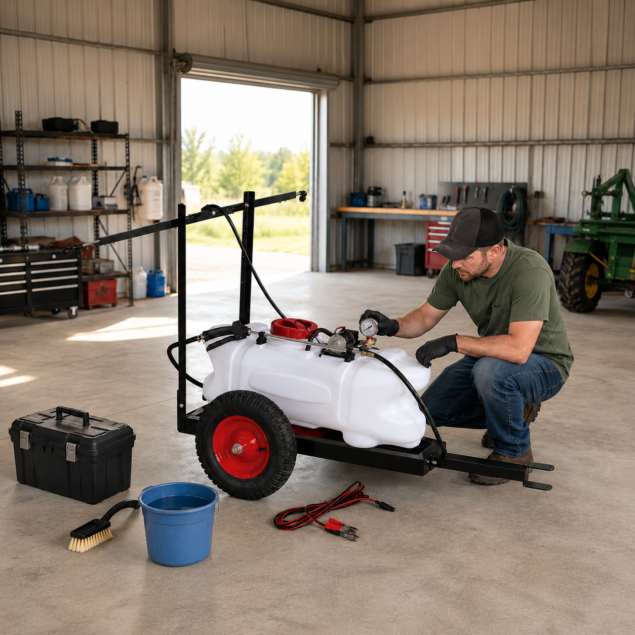 Como fazer a manutenção de um pulverizador agrícola ATV